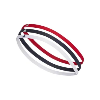 Adidas Nylon Hair Bands Men's Black/White/Red
