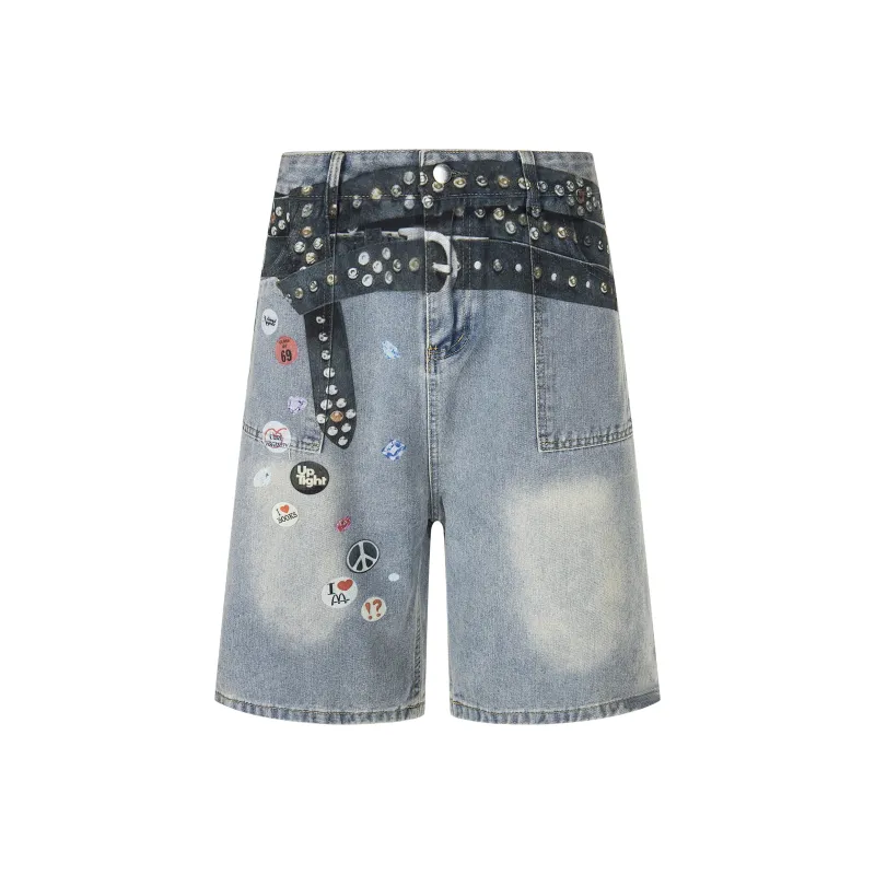 Xmithie Denim Shorts Unisex-0