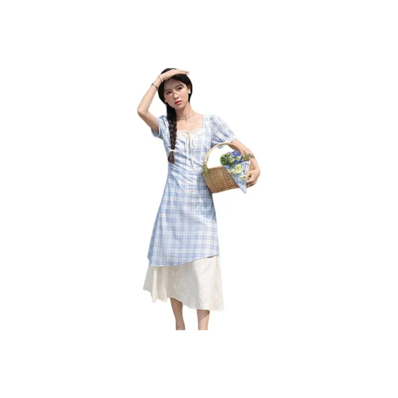 Alxnan Short Sleeved Dress Women's-0