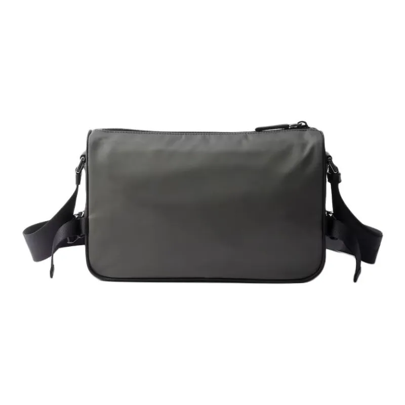 PRADA Recycled Nylon Shoulder Bag, Crossbody Bag Medium Size Unisex Forest Green-2