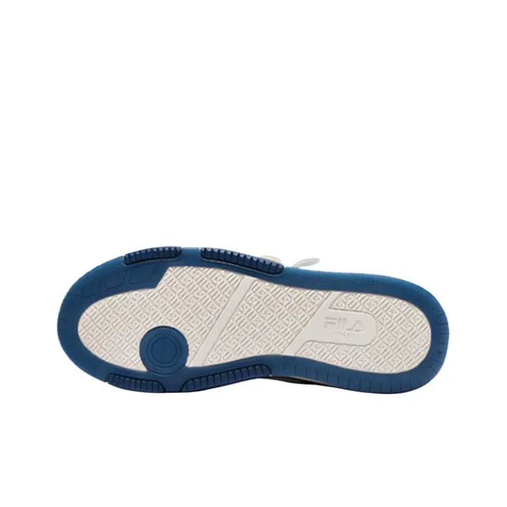 FILA FUSION BANK III Low Top Skateboard Shoes Men's White Blue-4