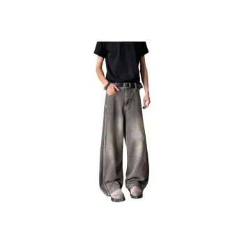 GY.VG Jeans Unisex Gray