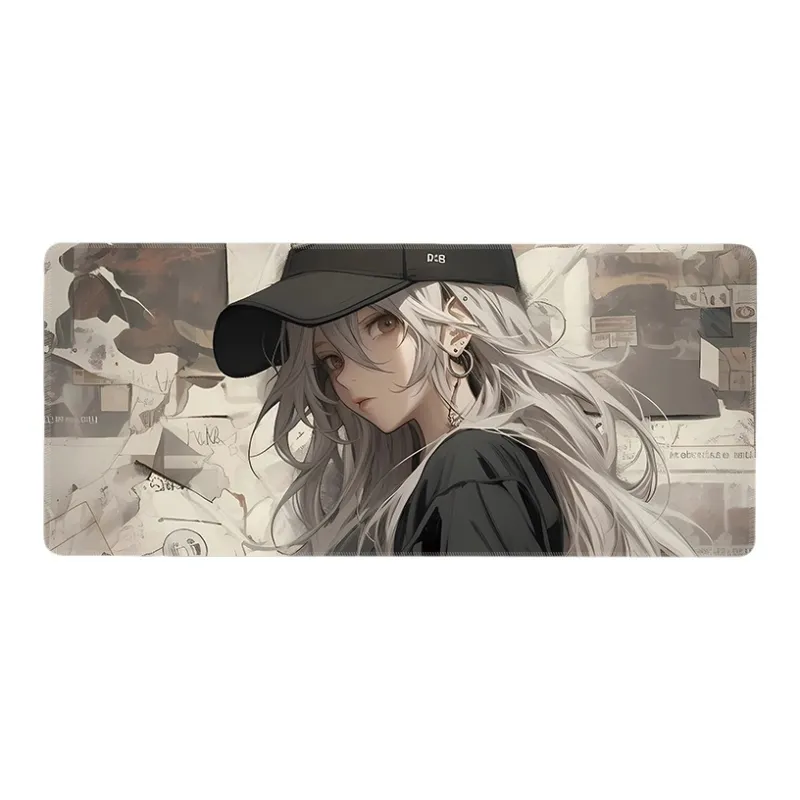 DANYIN Extra Large Vintage Girlish Computer Keyboard Pad Anime Mouse Pad Esports Gaming Table Mats For Men Mouse Pads-2
