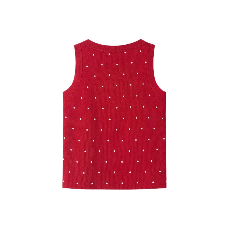 ABBY GODDESS Tank Tops Women's Red-1