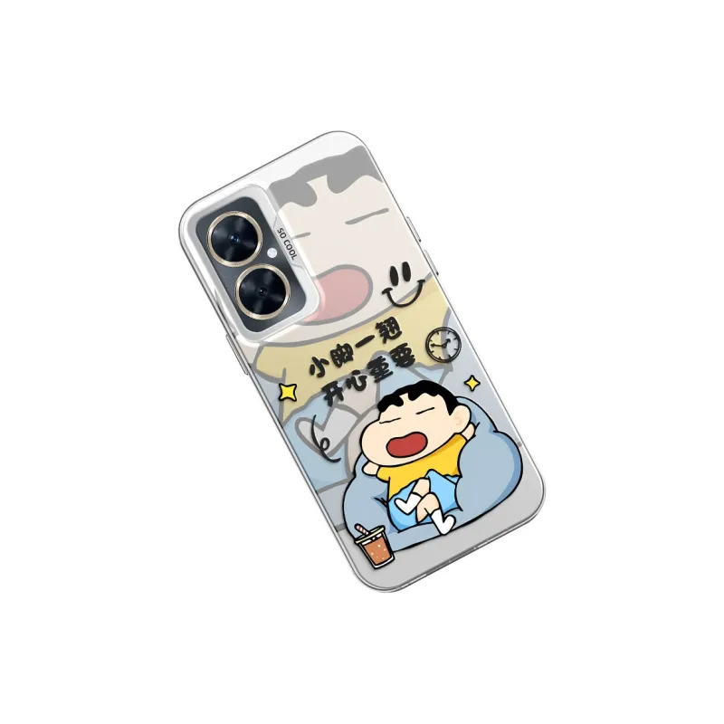 YICAIJIA Matte Material Reclining Shin Chan H Phone Cases Compatibility With MVMOM 20/30 Trendy And Cool-7