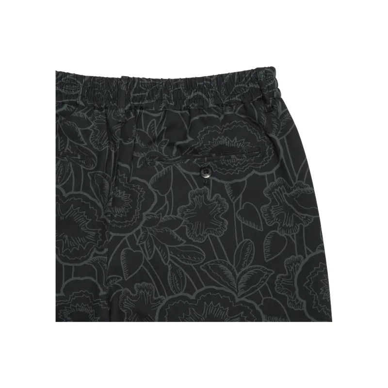 Onitsuka Tiger PRINTED Casual Shorts Men's Black/Ecru-3