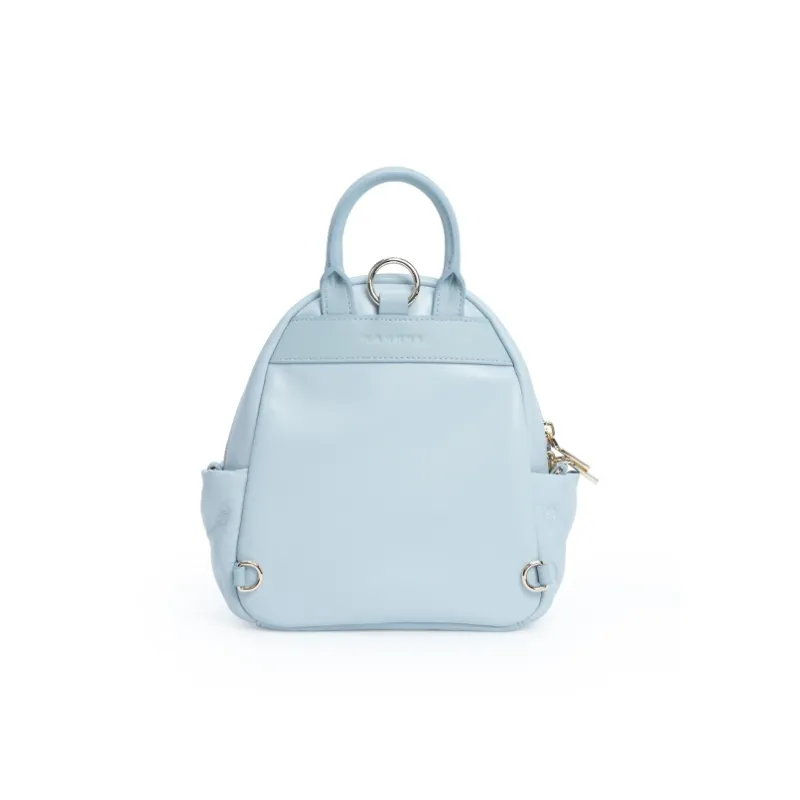 Karkki Sheepskin Carry Backpack Women's Cream Blue-2