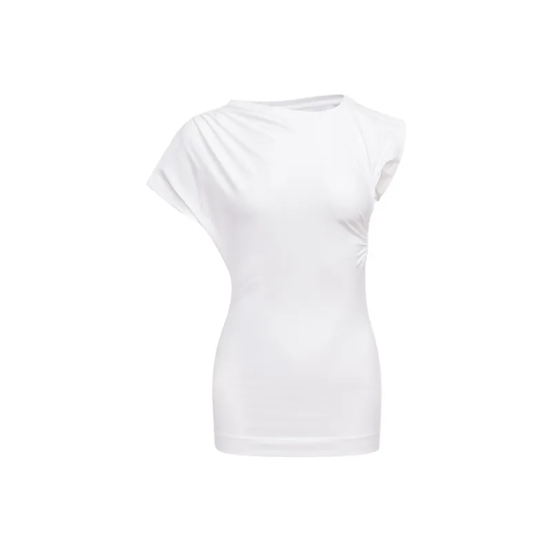 Amyenjoylife T Shirts Women's White-0