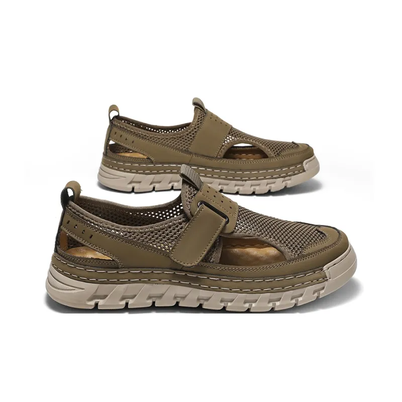 Frank Mully Men's Casual Shoes Men Low Top Beige/Khaki/Black-5