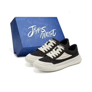 JEANSWEST Canvas Shoes Men Low Top White