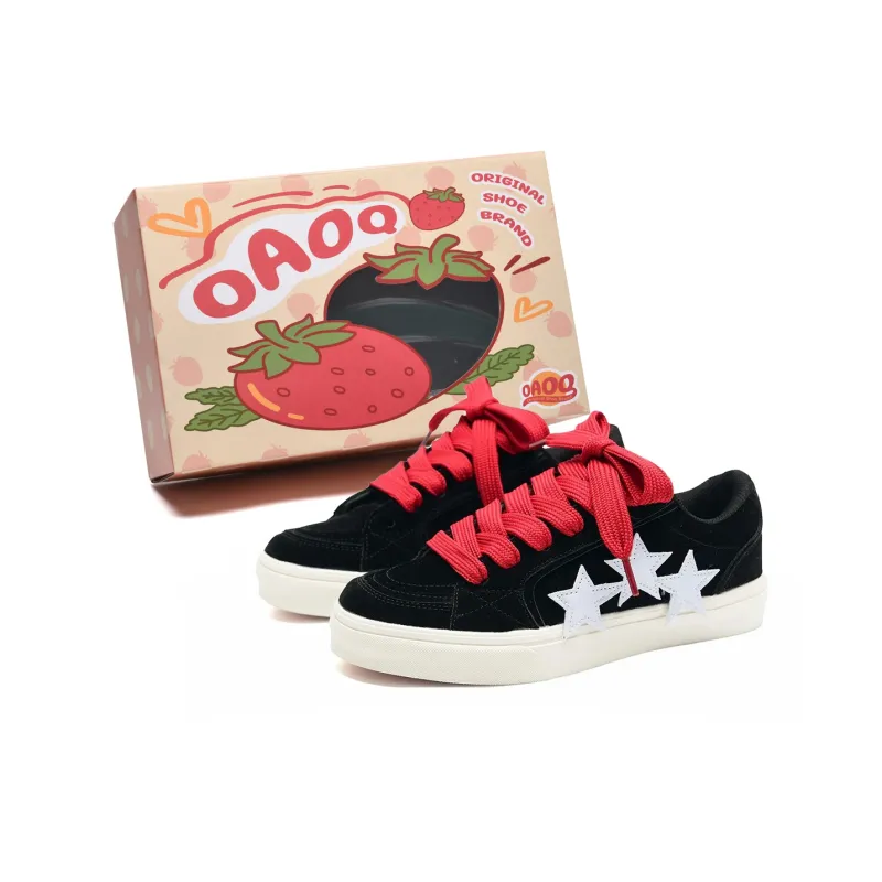 OAOQ Slip Resistant Cushioning Abrasion Resistant Lightweight Breathable Low Top Skateboard Shoes Unisex-8