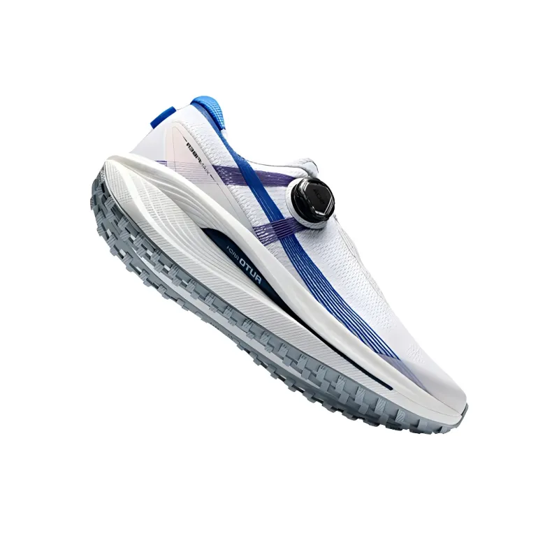 Anta Champion All Weather Series Cushioning, Wear Resistant Low Top Running Shoes Women's White Blue-3