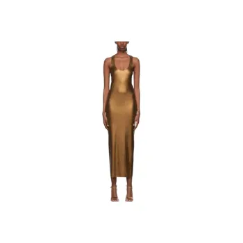 TF Sleeveless Dress Women's Brown