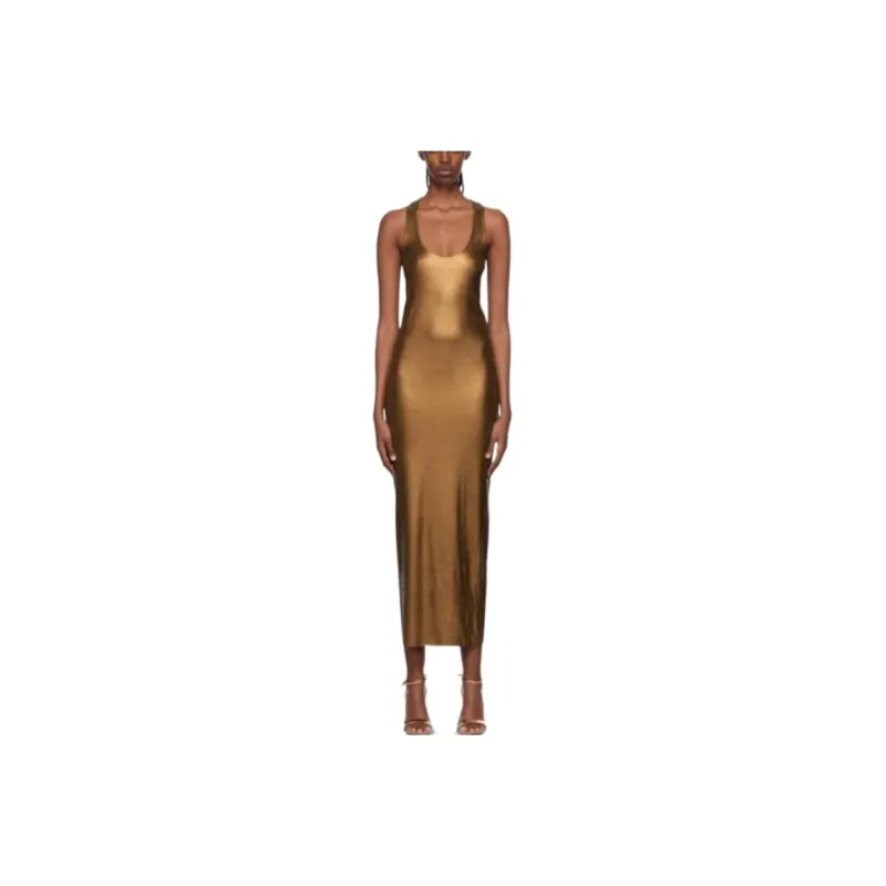 TF Sleeveless Dress Women's Brown-0