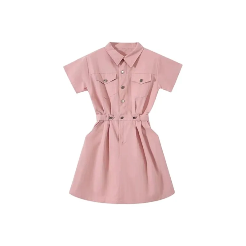 Mu Xiao Xin Short Sleeved Dress Women's-6