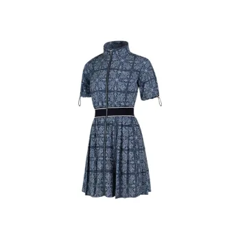 HONMA Short Sleeved Dress Women's Dark Blue
