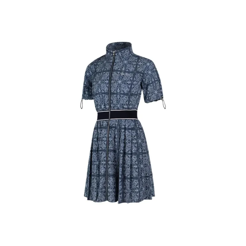 HONMA Short Sleeved Dress Women's Dark Blue-0