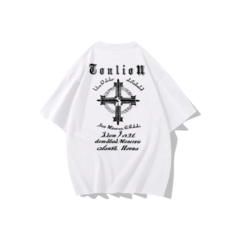 Tonlion T Shirts Unisex-11