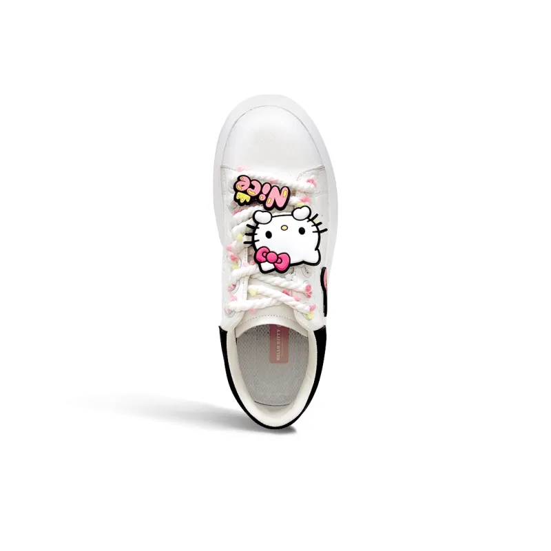 Hello Kitty White Casual Shoes Women's Low Top-2