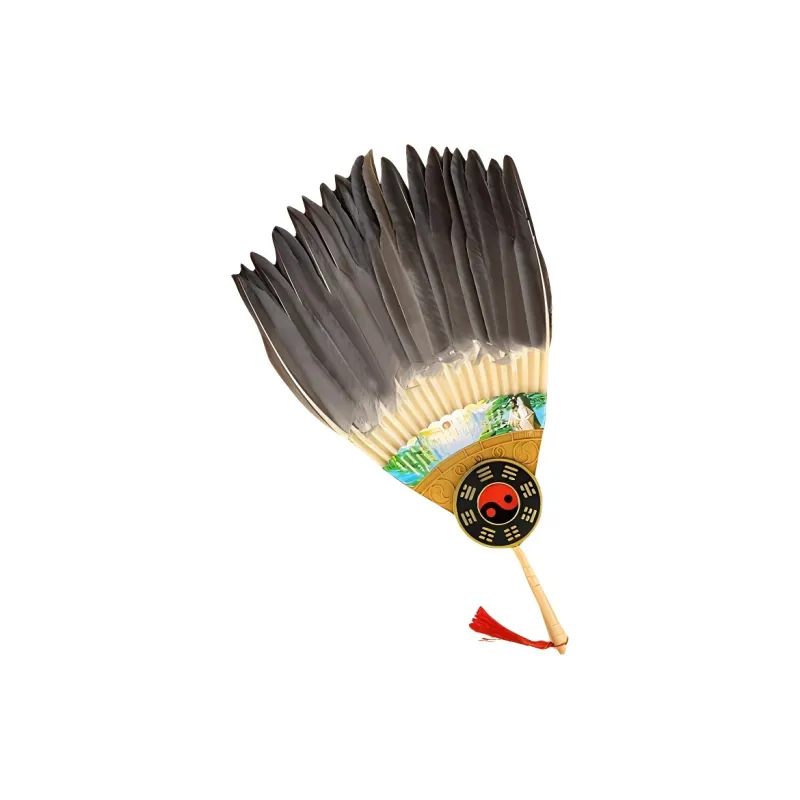 JINGDI Feather Classical Style Fan-10