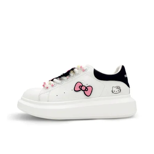 Hello Kitty White Casual Shoes Women's Low Top