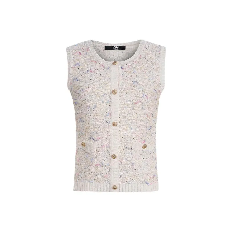 KARL LAGERFELD SS25 Tank Top Women's White-0