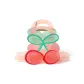 Transparent Pink Cherry Claw Clip