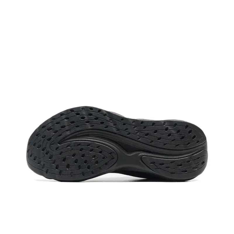 XTEP Breathable And Slip Resistant Low Top Casual Running Shoes Men's Black-3