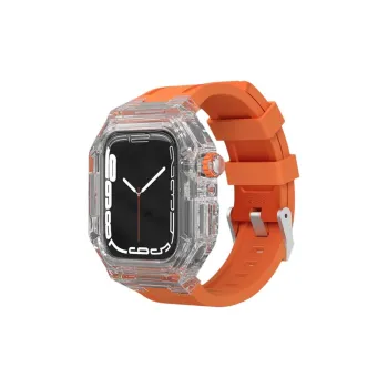 KVZUVUU Apple Compatibility Watch Band Silicone Material