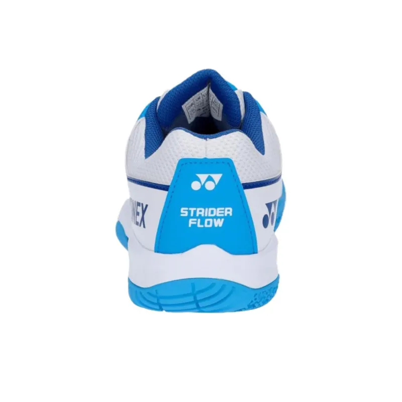 YONEX Power Cushion Anti Slip Wear Resistant Low Top Badminton Shoes Unisex White Blue-5
