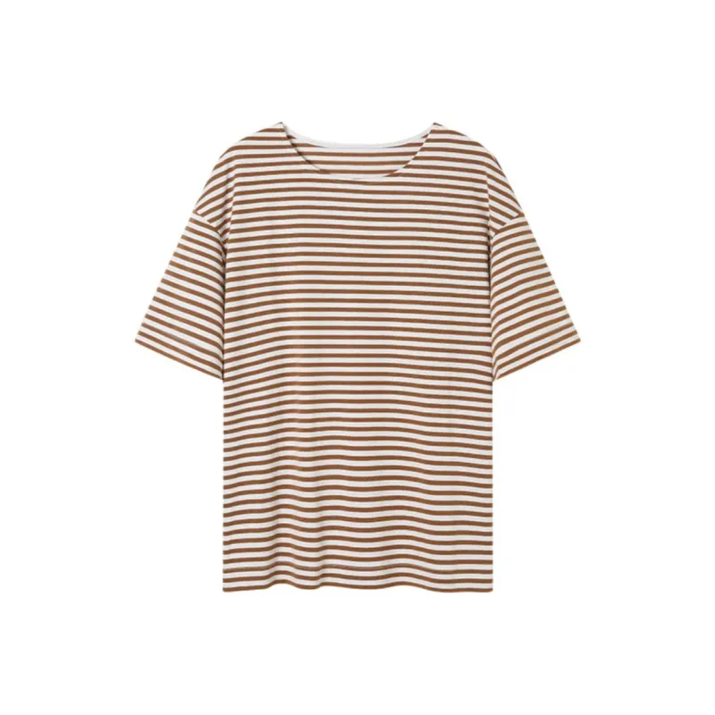 THE SEA LIFE T Shirts Women's Tea Brown-0