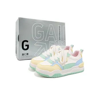 Gai Renpu Anti Slip And Wear Resistant Height Increasing Low Top Skateboard Shoes Women's