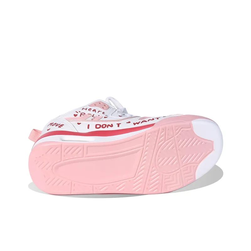 BPLB Mid Top Vintage Basketball Shoes Women's Pink-4