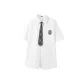[Minimalist Style Japanese Style]White (M Gothic Text Chest Logo)