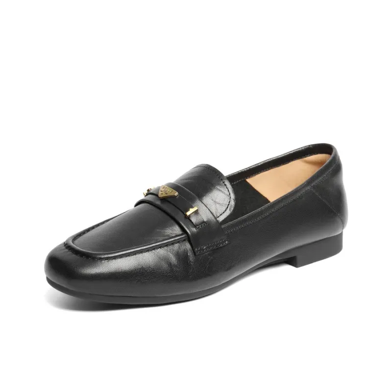 BELLE Loafers Women's Black, Ecru-2