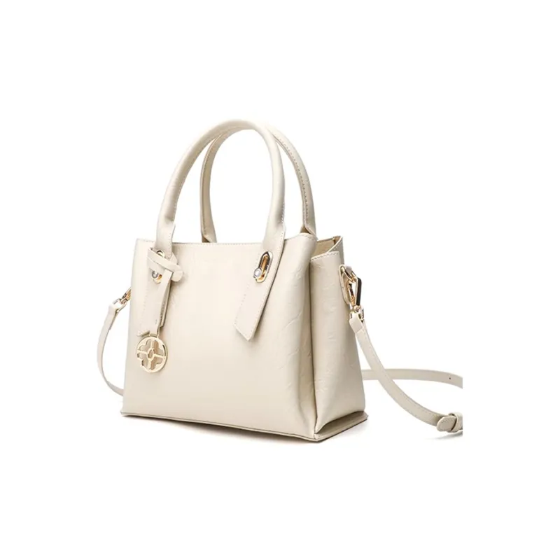 CLEVER& KETCH PU Handbag Women's White-2