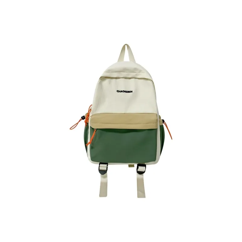 Kewuku Nylon Fabric Backpack Unisex Multicolor-7