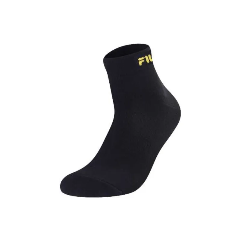 FILA Fitness Ankle Socks Men's 1 Pack Pitch Black-0