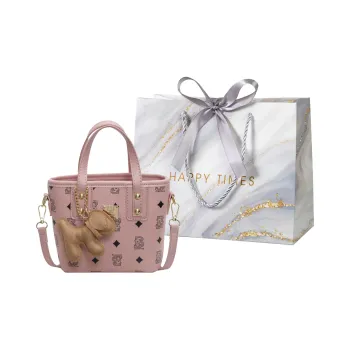 Miss Angel PU Shoulder Bag, Crossbody Bag, Handbag Women's Pink/Brown/Black