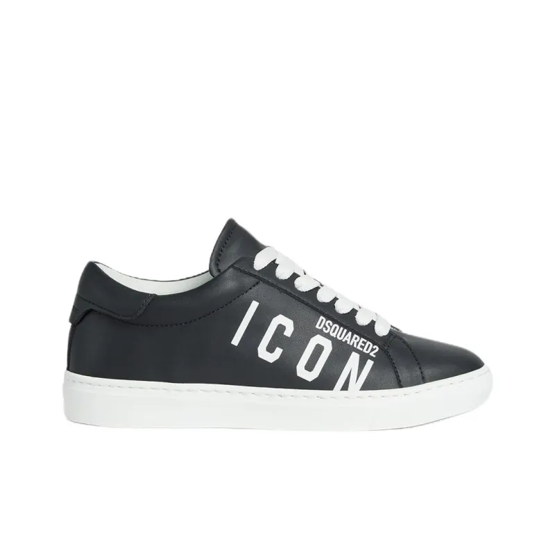 DSQUARED 2 Icon Leather Sneakers Women's-1