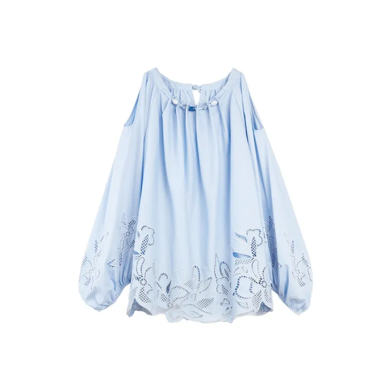 ELLE Shirts Women's Blue-0