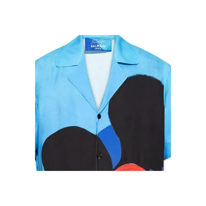 BALMAIN Prince Gyasi Printed Twill Pyjama Shirt-1