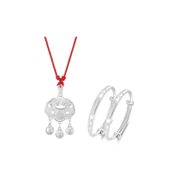 CHINA GOLD Sterling Silver Necklaces Kids'