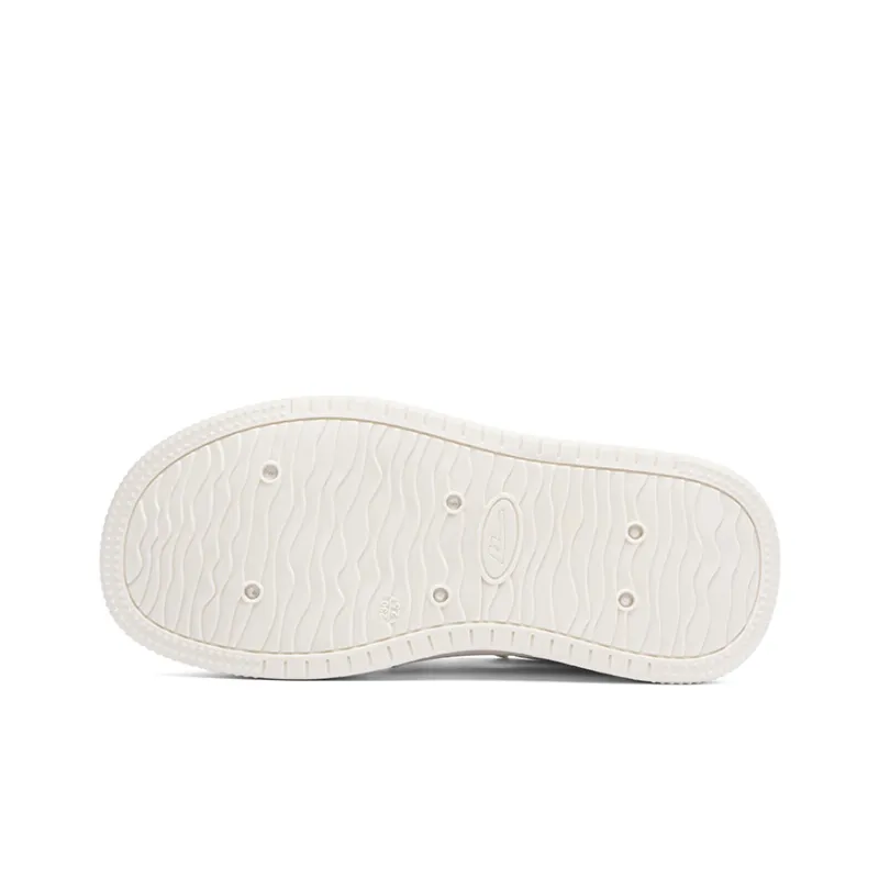 Warrior Abrasion Resistant Breathable Low Top Skateboard Shoes Women's Ecru-4