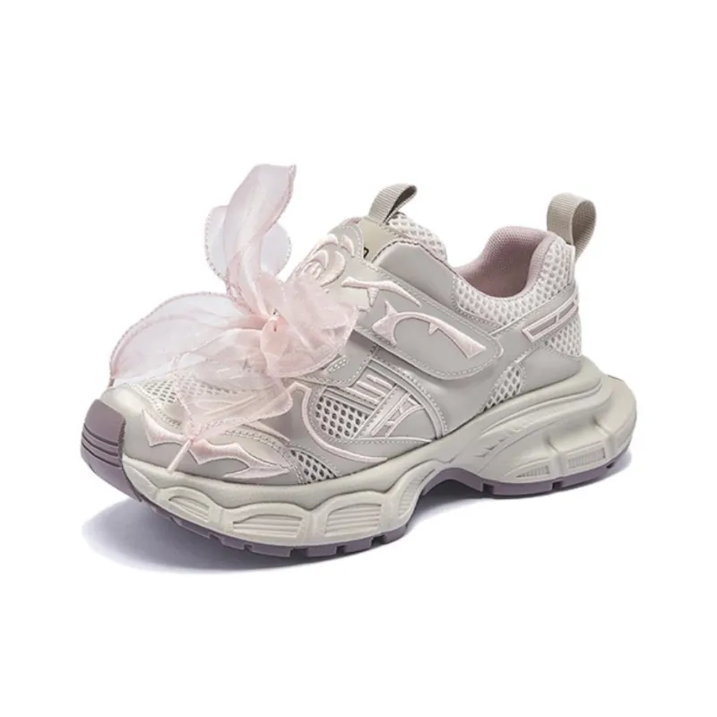 AGSDON Chunky Sneakers Women's Low Top Silver/Silver Purple-13