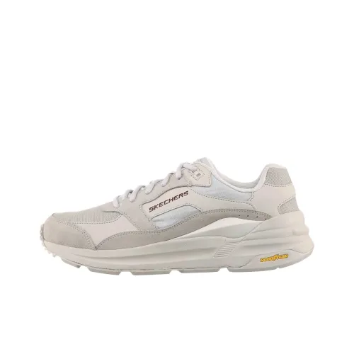 Skechers Global Jogger Low Top Running Shoes Men's Beige