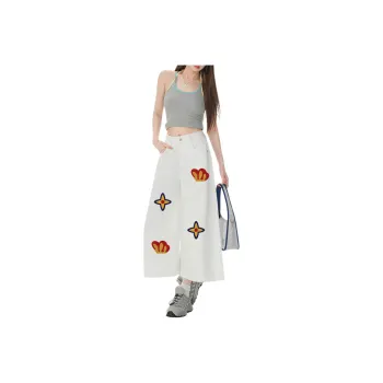 HELEH Denim Shorts Women's White