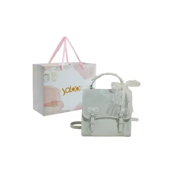 Yalu PU Backpack Unisex White/Silver/Blue/Pink/Black