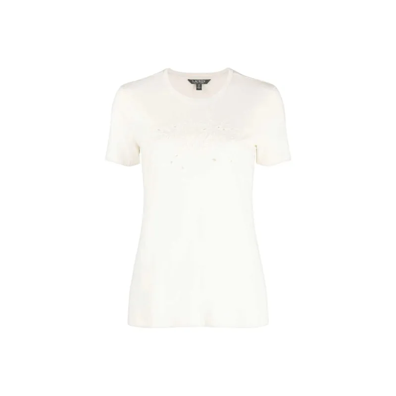 LAUREN RALPH LAUREN T Shirt Women's Ecru-0