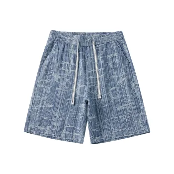 Jeep Denim Shorts Unisex Light Blue